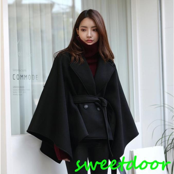 ケープコート ポンチョ ポンチョコート アウター チェスターコート　カーディガン ケープ 通勤　羽織 レディース ゆったり 上品 大人 高見え 2022秋冬新作 5,311円