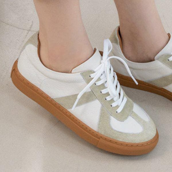 革スエードコンビ 女性用 レディース スリッポン スニーカー スニーカー 3cm sy1622_P347461412