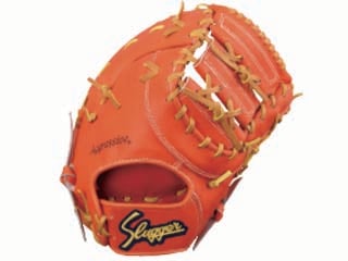 Fオレンジ/タン 硬式ミット ファーストミット (FP-33)