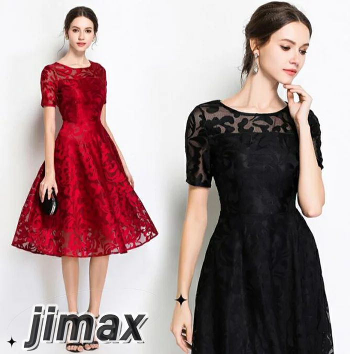 パーティードレス 結婚式 ミモレ丈 ワンピース ドレス お呼ばれ パーティドレス 刺繍　二次会 披露宴 パーティー パーティ 結婚式ドレス お呼ばれドレス レディース フォーマルドレス 服 体型カバー