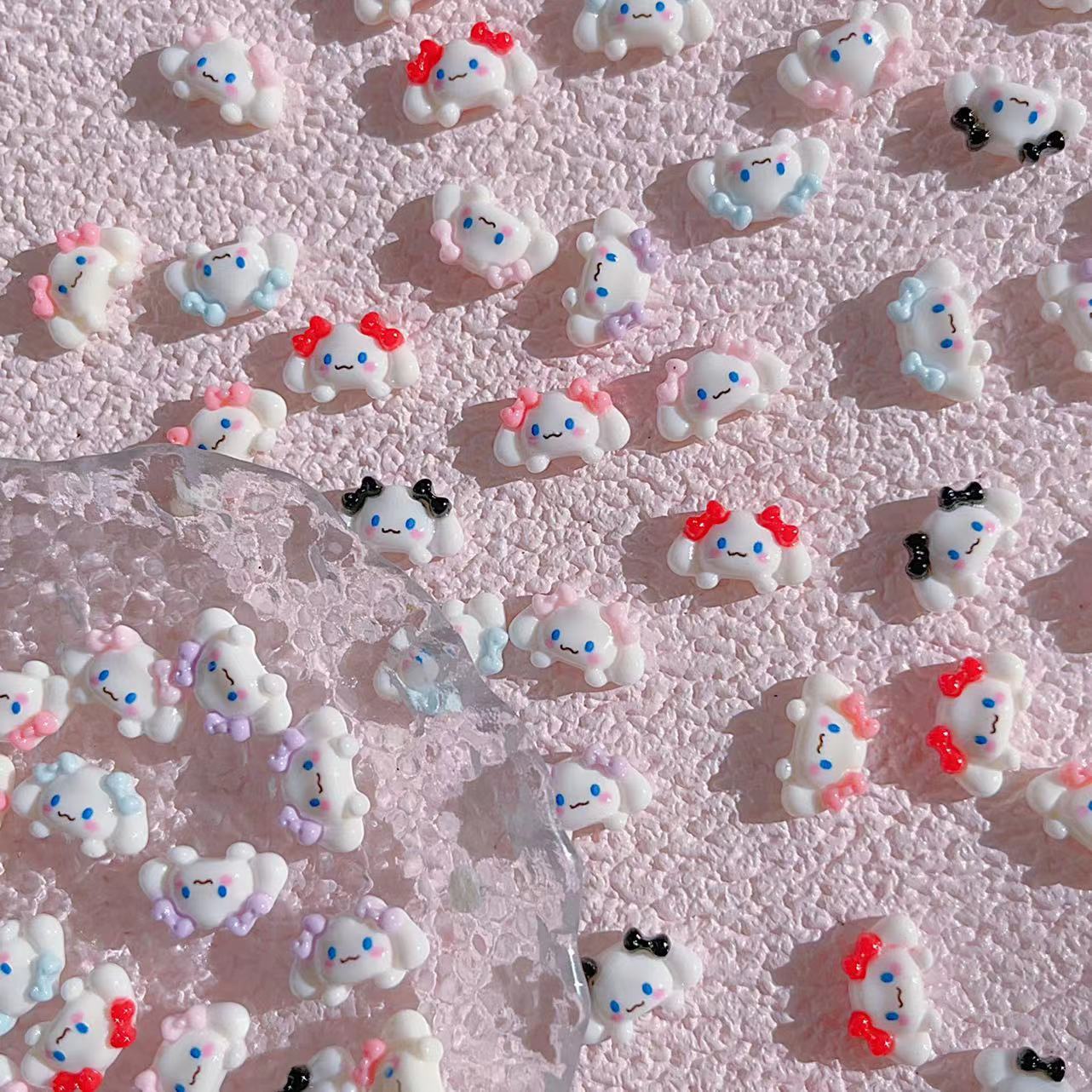 【メガ割】10個入り シナモロール ネイルシール かわいい 簡単貼り付け キャラクター ネイルシール ネイルアート ジェルネイル セルフお家ネイル