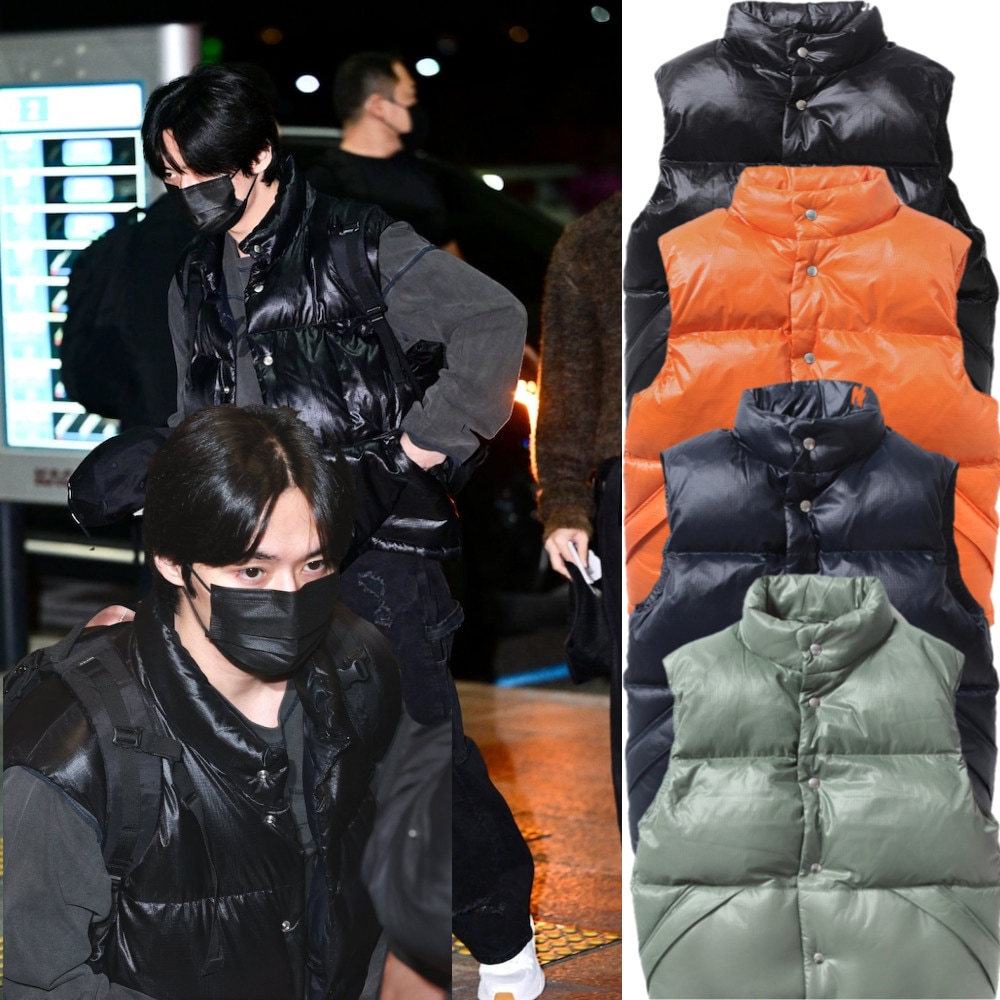 Stray Kids リノ 着用/ラバ ダウンベスト/ユニセックス