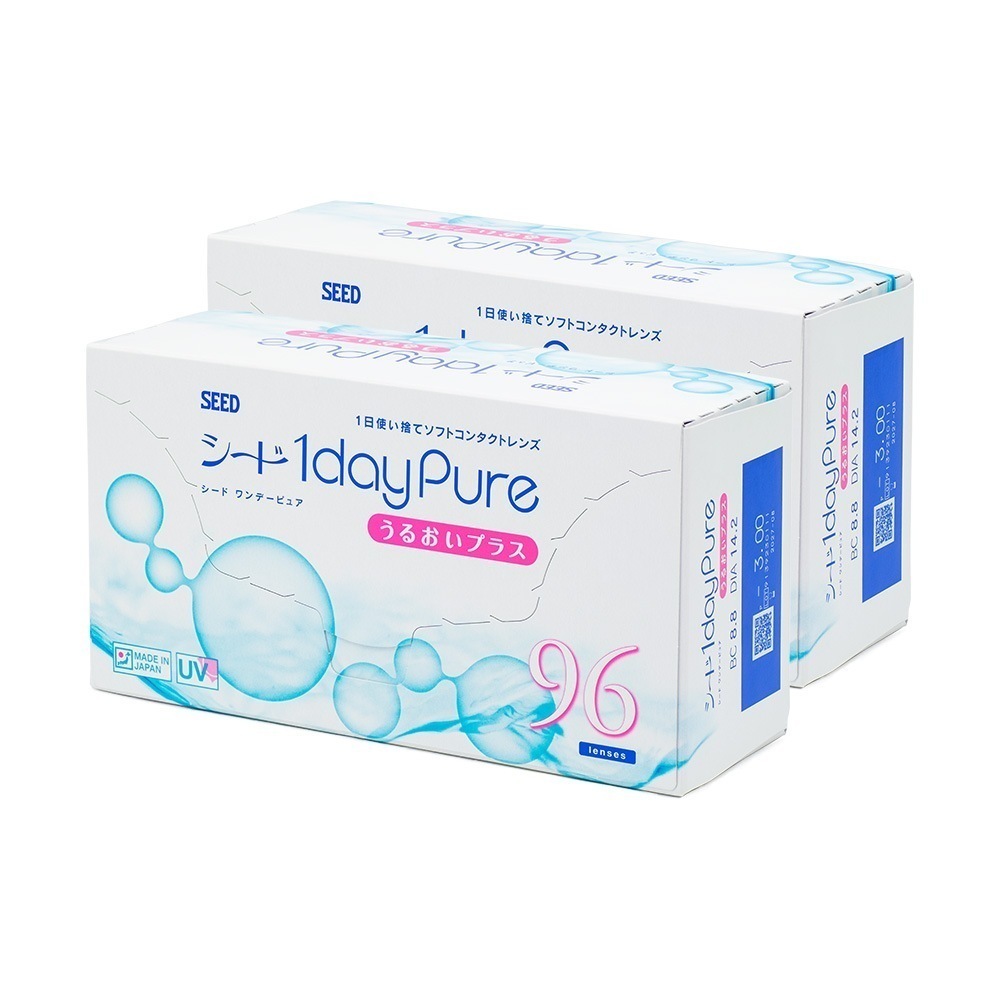 ワンデーピュア うるおいプラス 96枚入り 2箱 8,075円