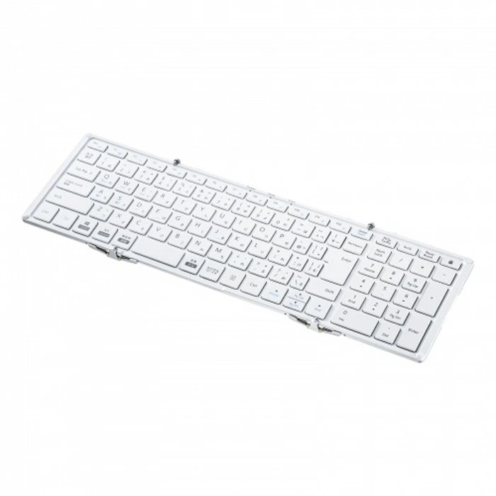 Bluetooth折りたたみフルキーボード SKB-BT35W ホワイト