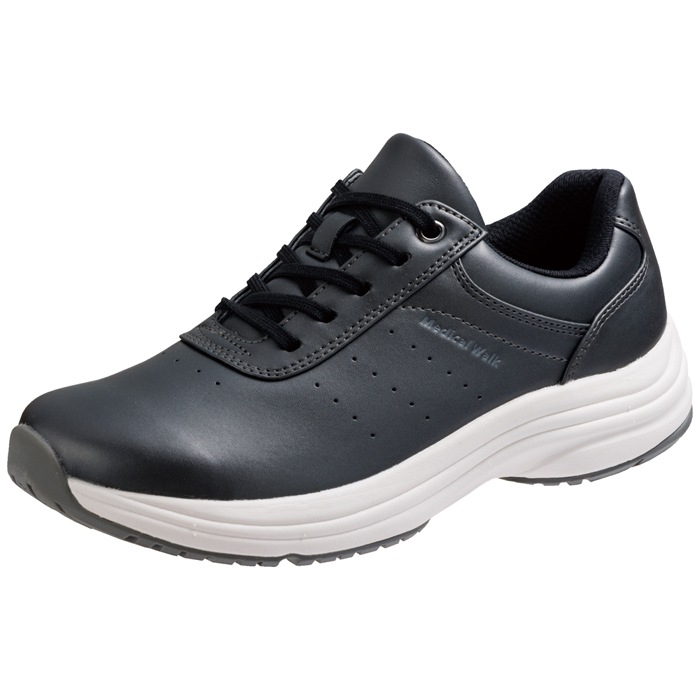 アサヒメディカルウォーク WK-L041-BKメタリツク-235 レディース ウォーキングシューズ メディカルウォーク WK L041（ブラックメタリック・サイズ：23.5cm） WKL041BKメ
