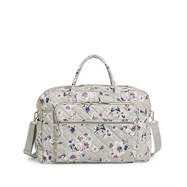 Vera Bradley Performance Twill Grand Weekender Travel Bag， Park Stripe 並行輸入品