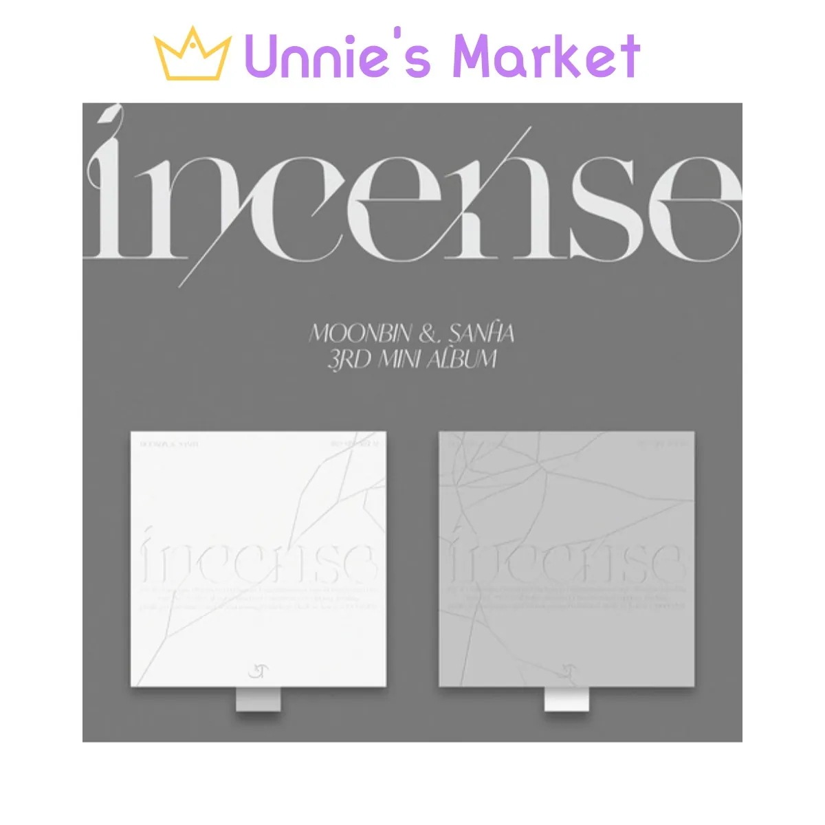 [SET] MOONBIN & SANHA(ASTRO) INCENSE(Impure/Pure ver.) + Free Photocard 1EA(fan-made)