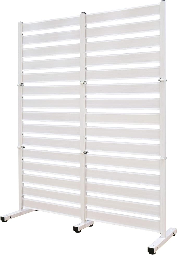 オレフェンス アルミ たためる フェンス 幅120×高さ150 (木目調 ホワイト) 目隠し ラティス DIY OF-1215WT 11,901円