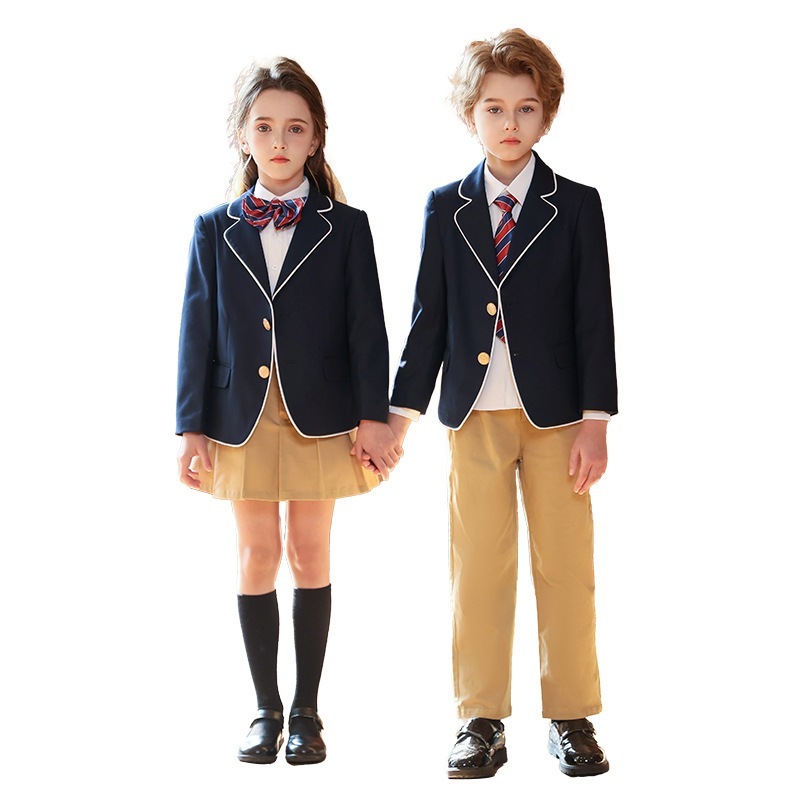 入学卒業シーズン小学校制服春秋幼稚園制服カレッジスタイル学生スーツ