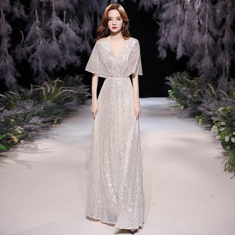 【送料無料】新しいイブニングドレススカート女性2025ンピース ロング 入学式 宴会 結婚式 ドレス パーティードレス お呼ばれ 披露宴