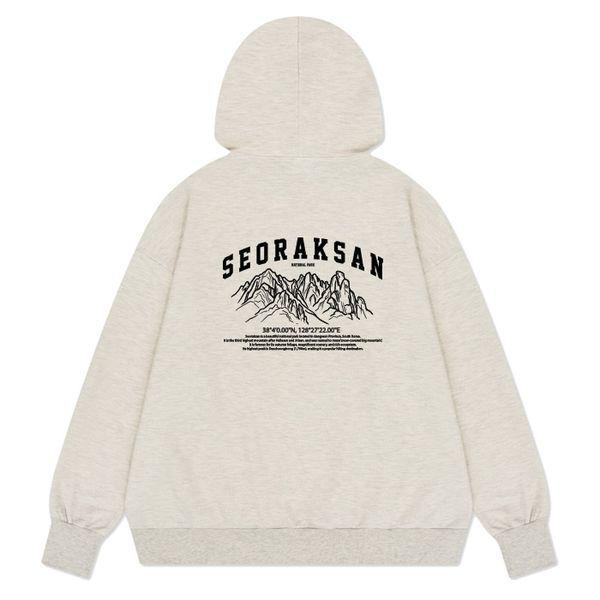 雪岳山(ソラクサン)オーバーフィット 韓国の山 パーカー 5カラー_P414791479