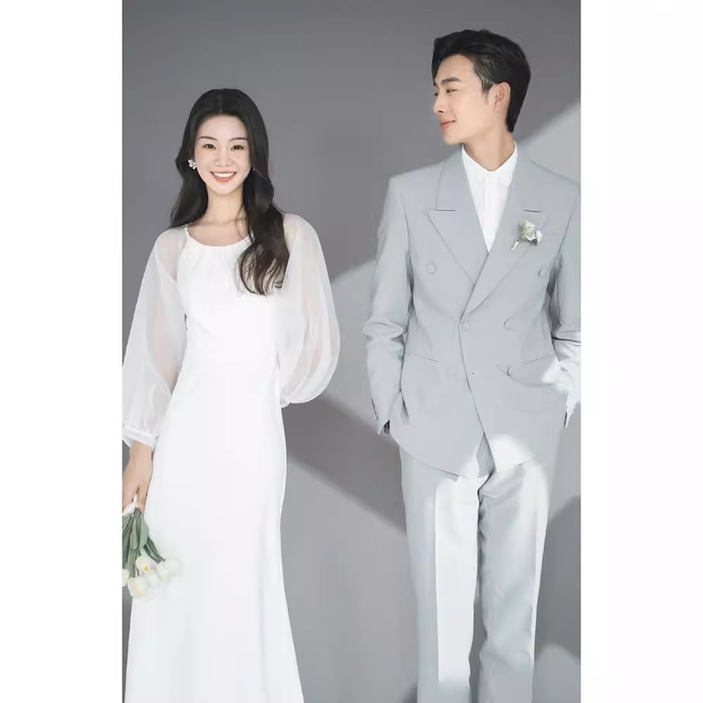 2025秋 ドレス ウェディングドレス 白 結婚式ワンピース 成人式 ウェディング 二次会 パーティー お呼ばれ ロングドレス レディース お呼ばれドレス