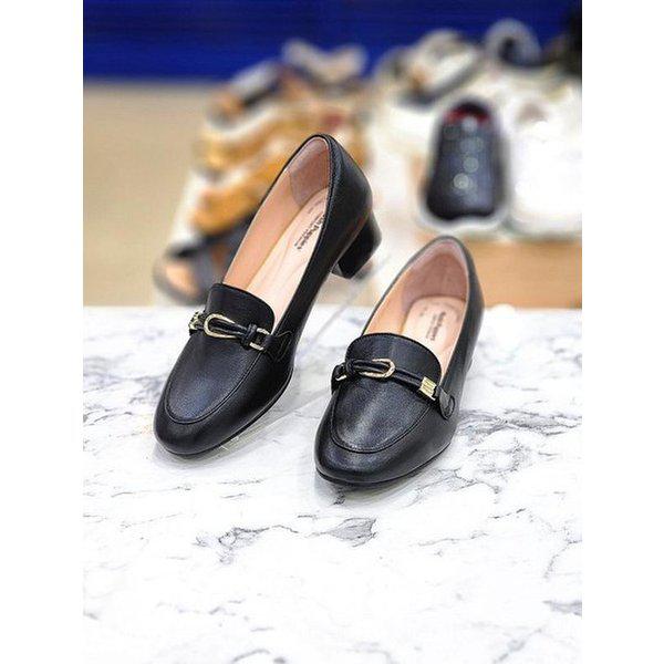 セーブゾーン05 女性3Cmヒールオフィスルックローファーシューズ SSECOSASN291 (42040643)