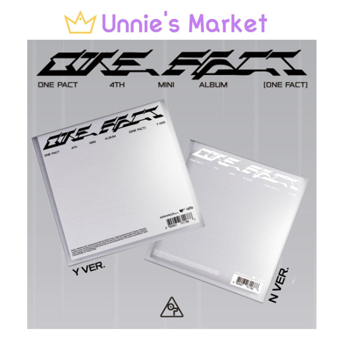 [SET] ONE PACT - ONE FACT 4th Mini Album (Y VER., N VER.)