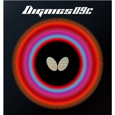 バタフライ BUT-06070-278-A 卓球ラバー ディグニクス09C(ブラック・サイズ：1.9(厚)) BUT06070278A