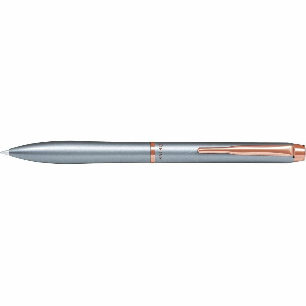 （まとめ買い）油性ボールペン アクロ ドライブ 0.7mm メタリックグレー BDR-3SR-MGY [x3]
