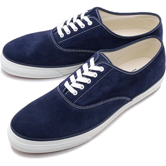 スニーカー クラウド J スエード UFF1001LEA-NVY メンズ 靴 日本製 NAVY 正規取扱店