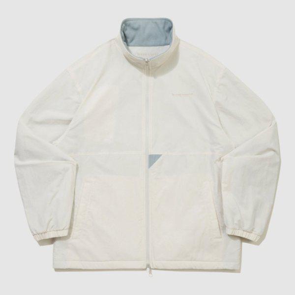 ジャケット VQA QR123LJK11-IVY ユニ リバーシブル ルーズフィット フリース ジャケット / IVORY