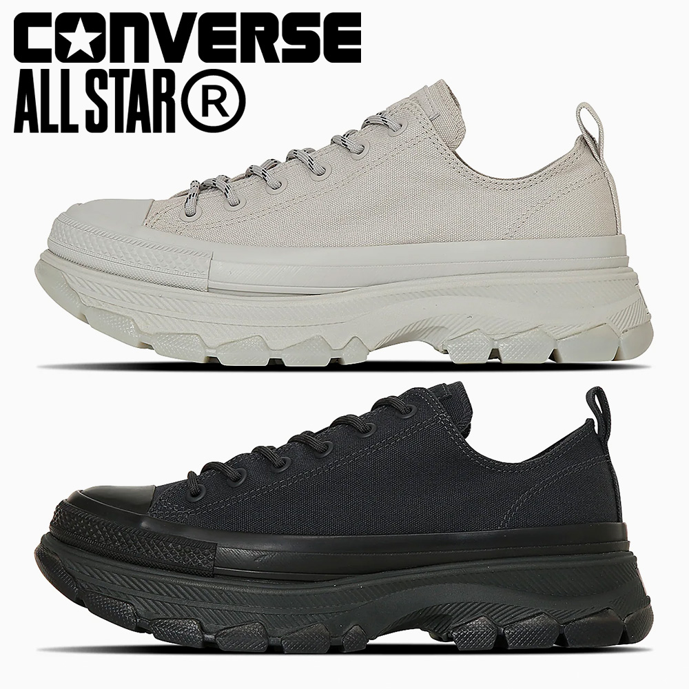 コンバース スニーカー メンズ レディース オールスター (R) トレックウエーブ CS OX converse ALL STAR (R) TREKWAVE CS OX 厚底 ローカット キャンバス