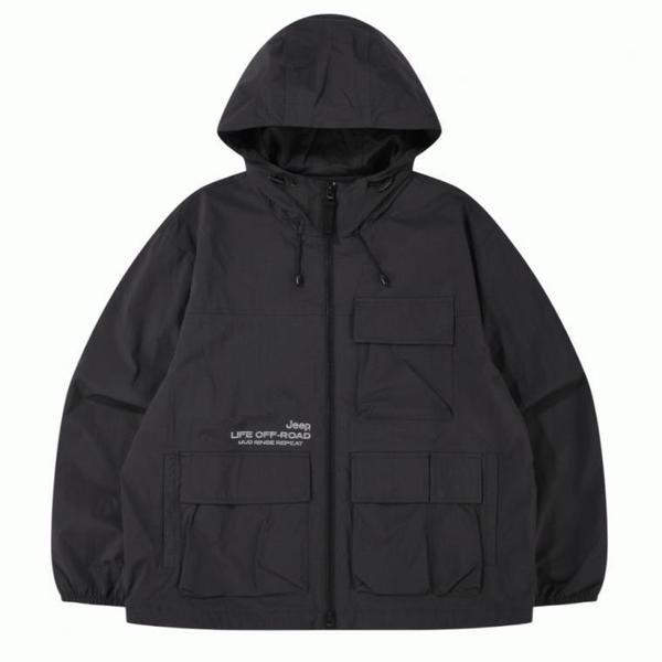 JEEP 男女兼用 アウトポケット ウィンドブレーカー ジャケット_A JR1JPU202