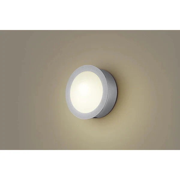 LGWC85076S シルバーメタリック/乳白 洋風LEDポーチライト (電球色)