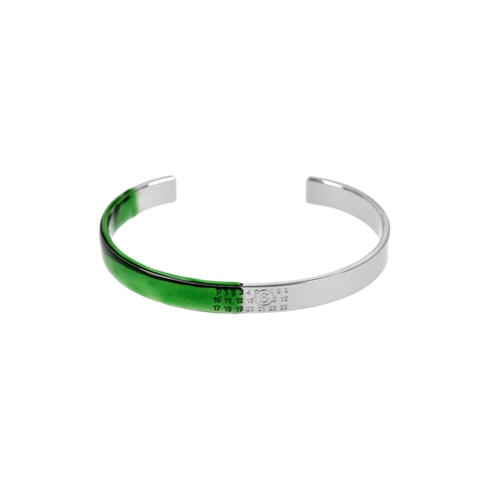 メゾンマルジェラ 男女兼用 イングレイビングナンバーロゴ 5mm ブレスレット SM6UY0081 P6469 963