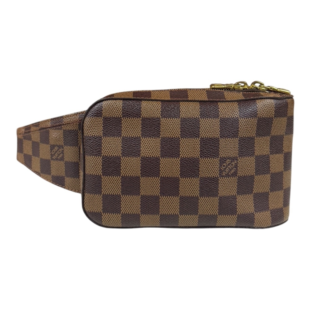 ルイヴィトン ジェロニモス ダミエ ボディバッグ ダミエキャンバス N51944 ブラウン LOUIS VUITTON 中古