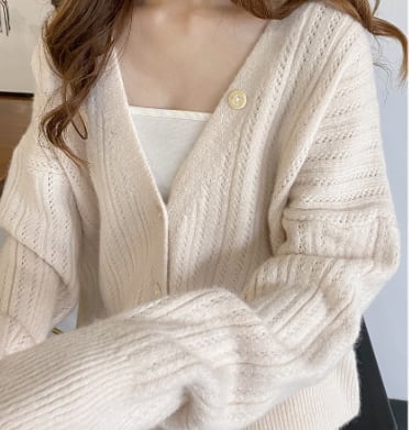 アウター カーディガン 袖あり 長袖 Vネック 前開き ニット かわいい 大人可愛い きれいめ おしゃれ 無地 春 秋 冬 10代 20代 30代 40代 レディース ママ オフィス ビジネス OL