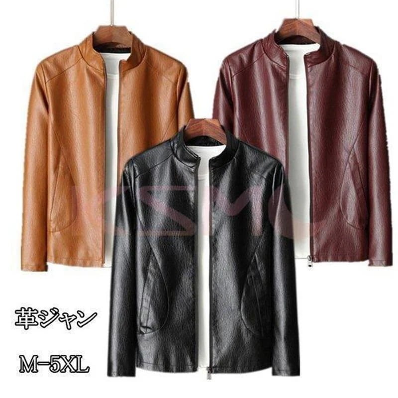 【急速出荷】最安値挑戦！レザージャケット　革ジャケット メンズ　コーデ ライダースジャケット　バイクジャケット PUレザー カジュアル 革ジャン 新作 防風 春秋冬　【限定SALE】