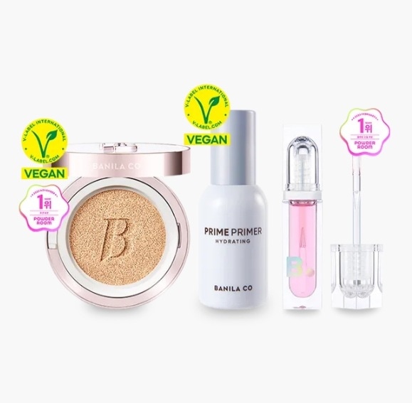 ホワイトモイスチャークッション＋プライマーハイドレイティング＋リップフランパー