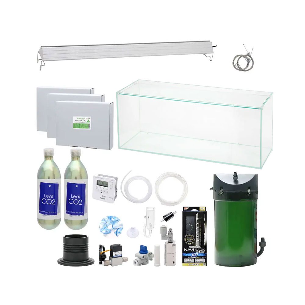 水槽セット　アクロ　９０スリム（東日本５０Ｈｚ）スーパークリア　水草育成フルセット　お一人様１点限り　ＣＲＣ10―11―03―20―20