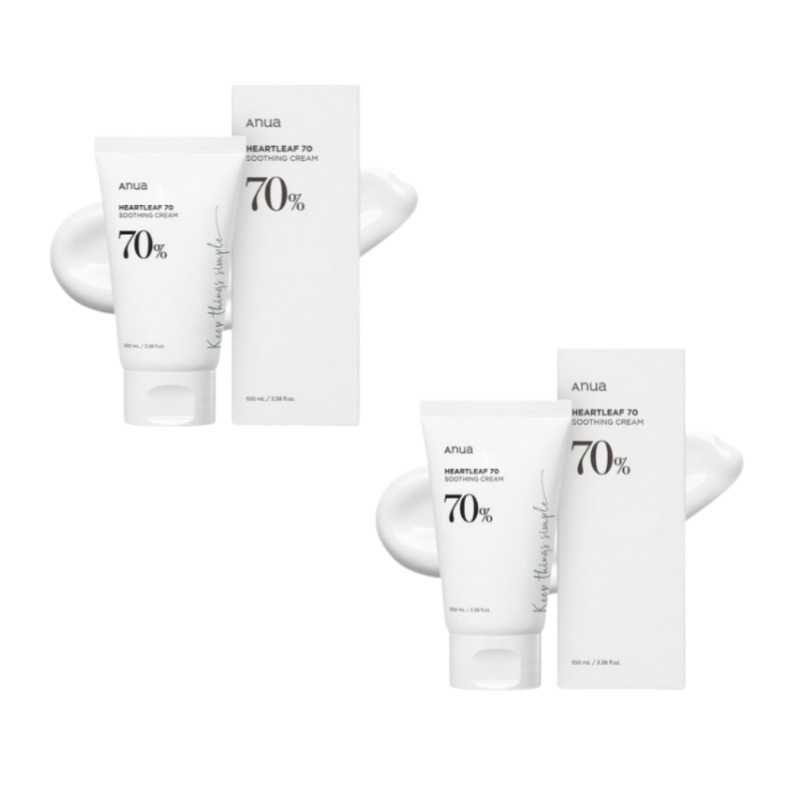 ドクダミ70％スージングクリーム 100ml, 2個入り