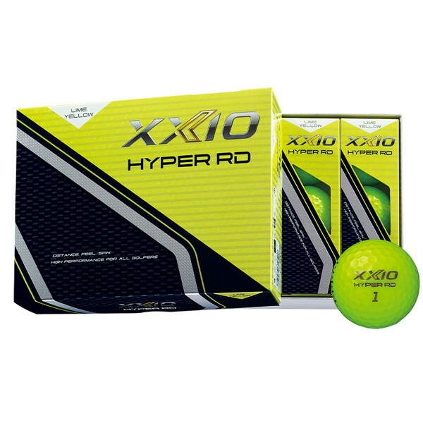 日本正規品 XXIO HYPER RD(ゼクシオハイパーアールディー) ボール 2026年モデル 1ダース(12個入り) ライムイエロー