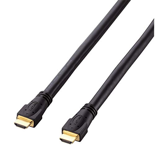 サイズ：10m エレコム HDMI ケーブル 10m ハイスピード ブラック DH-HD13A100