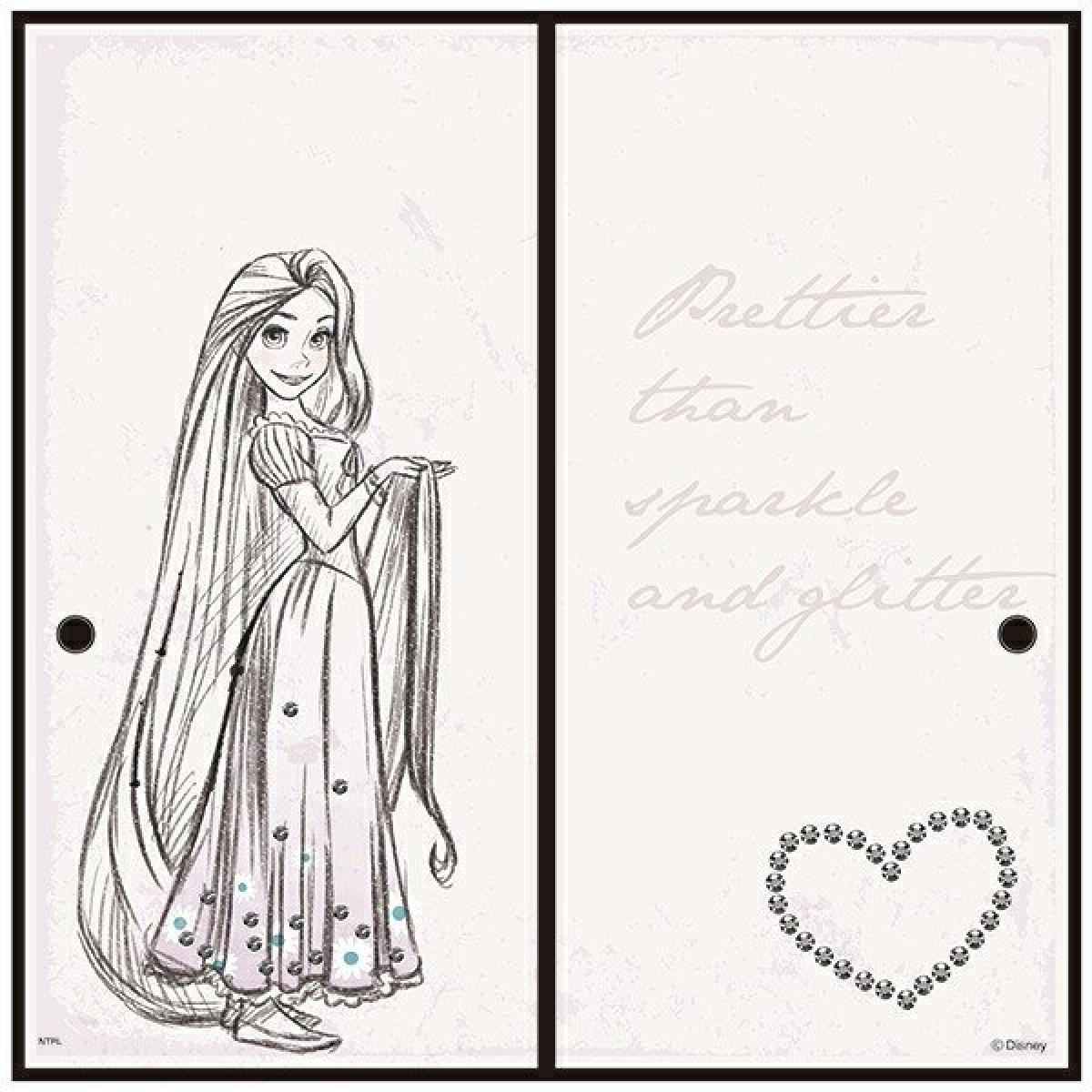 アサヒペン ふすま紙 ディズニープリンセス ラプンツェル（ふすま紙2枚組用） 92cm×182cm NTLP-005F 襖紙 襖張り替え 襖リメイク 塔の上のラプンツェルc