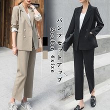 2025初春新品 卒業式 ママ スーツ セットアップ 通勤 入学式 6