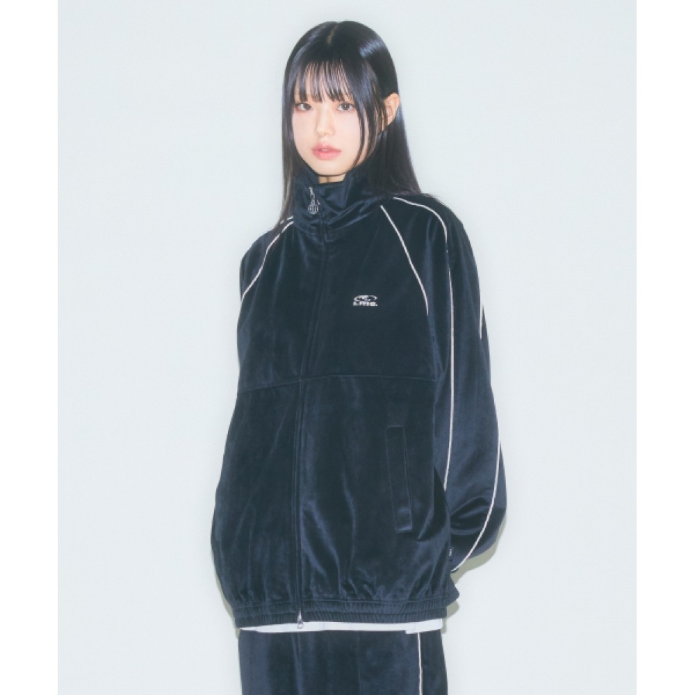 LMC ベロアパイピングジャケットネイビー