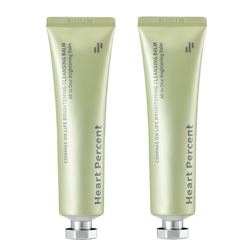 コンマス オン ライフ ブライトニング クレンジング バーム80ml2個保湿肌トーンアップ角質皮脂ケア メイクアップディープクレンジング