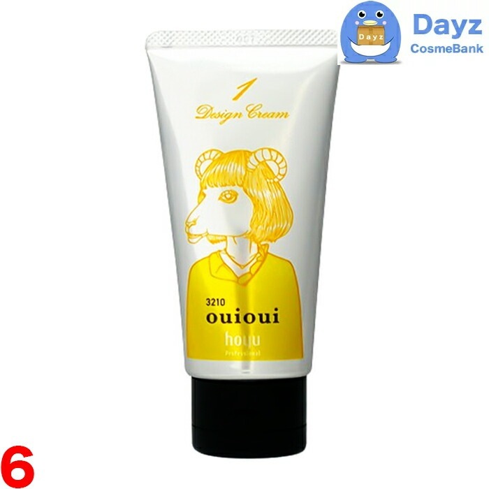 ホーユー ミニーレ ウイウイ デザインクリーム 1 80g　6点セット　　ヘアスタイリング剤　　ヘアスタイリングクリーム ヘアクリーム