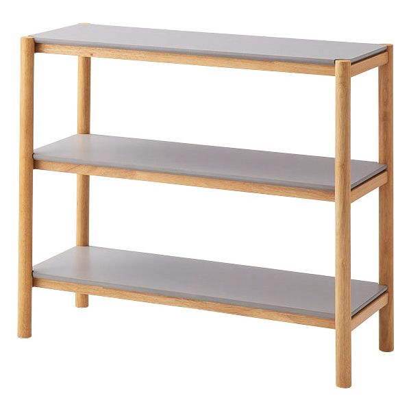 シェルフ 80 ナチュラル （約W83.5×D33.5×H80cm） 組立式