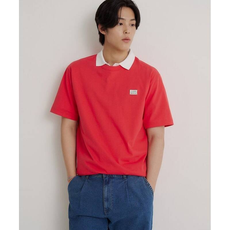 BEANPOLE MEN [HUNTER] グラフィックラウンドネックTシャツ レッド BC6642K236 423091
