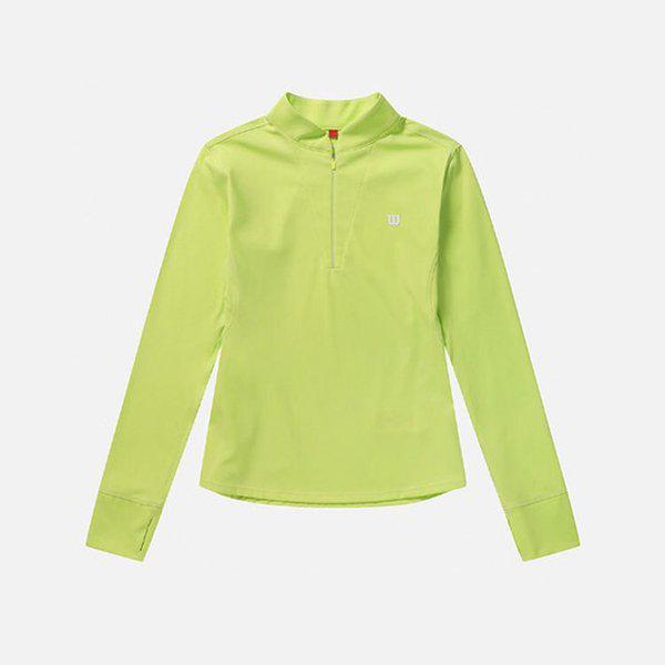 女性ピュアソフトフレックス長袖TシャツW243002TTL92LIM