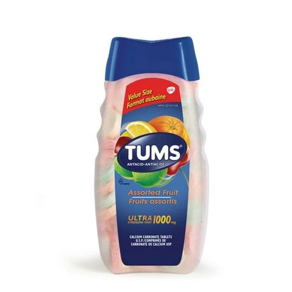 タムス tums フルーツ味 1+1 1000mg 高用量妊婦 消化 下着