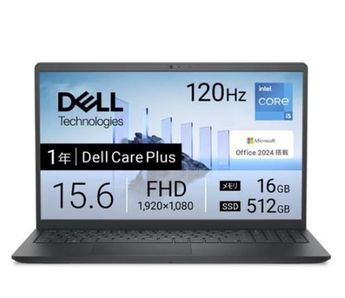 Dell 15 DC15250 Core i5 1334U�E������16GB�E512GB SSD�EOffice���ڃ��f��
