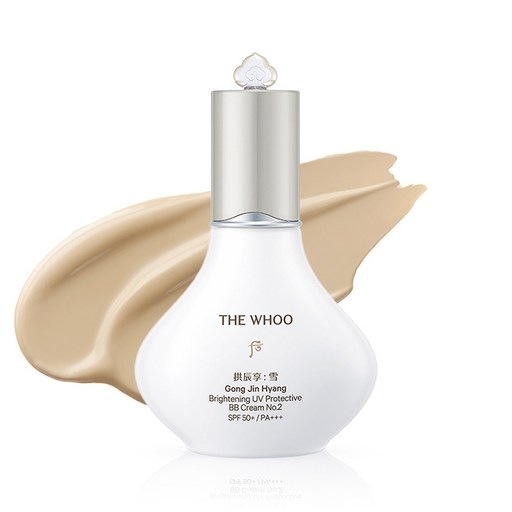 拱辰享 雪 美白 サン BBクリーム SPF50 PA+++, 2号, 1個, 40ml UV 透明感