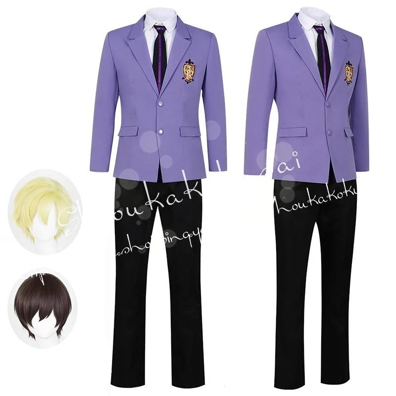 桜蘭高校ホスト部 制服 すおう たまき 藤岡ハルヒ ふじおかはるひ コスプレ衣装ウィッグ コス ハロウィン仮装 変装 コスチューム 撮影 祭り