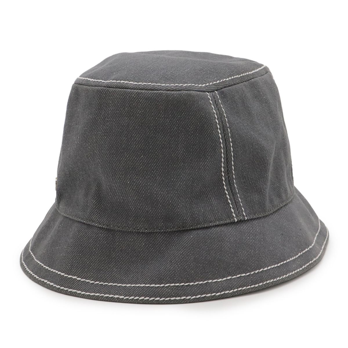 セリエ バケットハット 帽子 コットン100% グレー #5