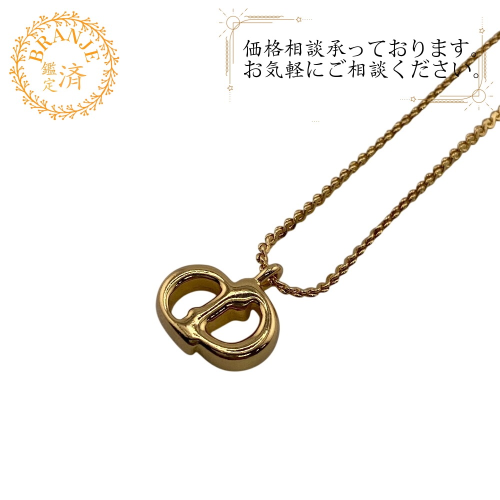 ゴールドメッキ CDロゴ ゴールド ネックレス ゴールド ブランド