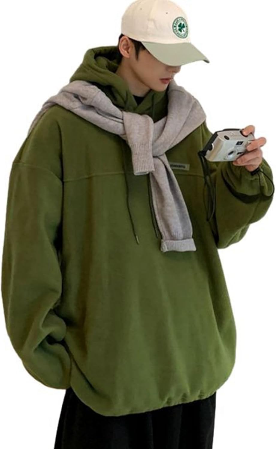 パーカー メンズ フード付き プルオーバー 春秋服 フリース 無地 オーバーサイズ 長袖 アウター 個性的 男女兼用 スウェットパーカー お肌に優しい 綿 カジュアル 防寒保温 通勤 スポーツ 旅行