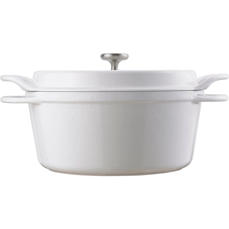 バーミキュラ オーブンポットラウンド 22cm パールホワイト 鋳物ホーロー鍋 両手鍋 無水調理 PWH22R